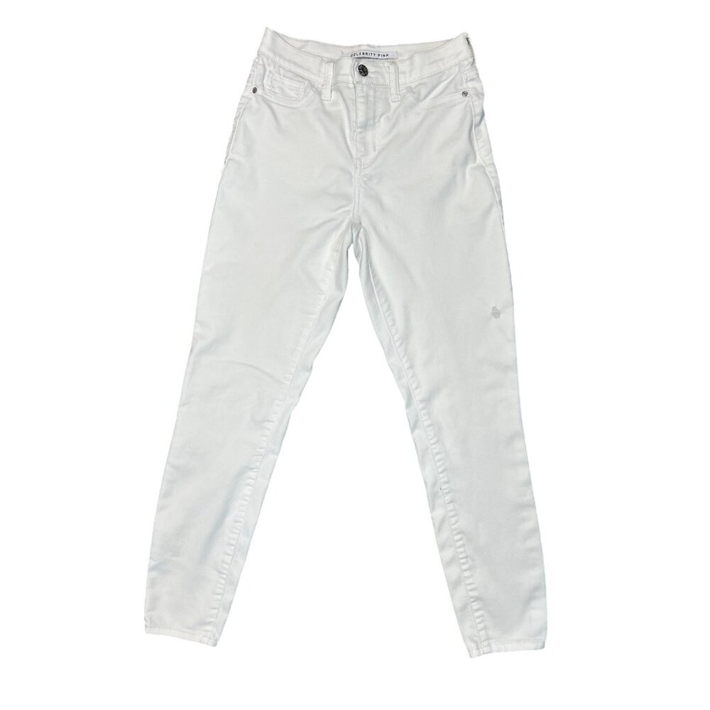 (5 for $25)‎ Celebrity Pink High Rise Skinny Ankle Lightly Distressed Jeans - Picture 2 of 6